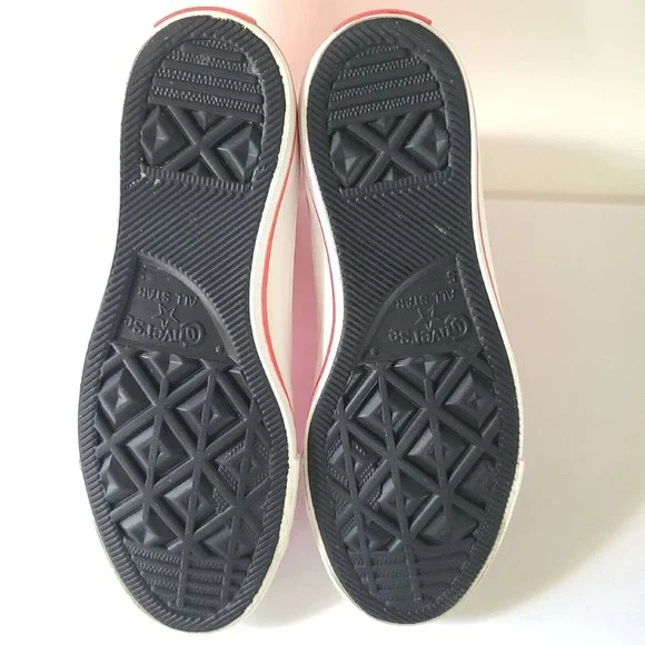 Converse Chuck Taylor Pink All Star Kids Size 5  Skater Shoes Sneakers 244249C - Picture 10 of 11